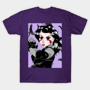 Alita Battle Angel color version T-Shirt